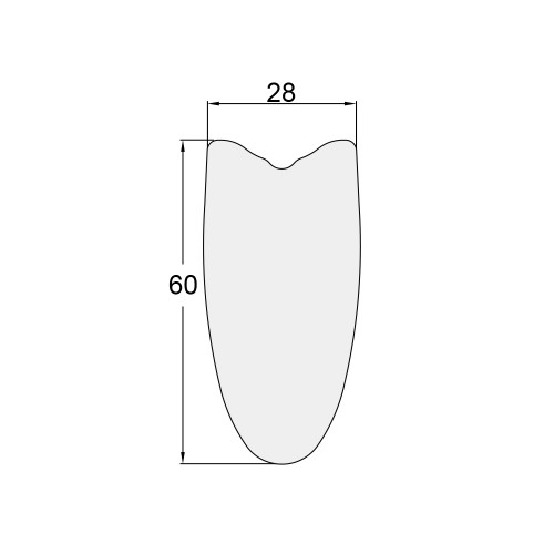 [CTX] 700C Road Rim 60mm